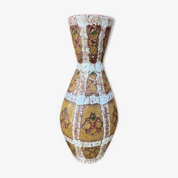 Vase 1950-1960 Glazed Ceramic From West Germany
