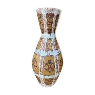 Vase en céramique vernissée De West Germany 1950-1960