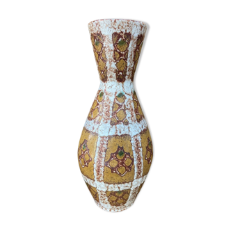 Vase 1950-1960 Glazed Ceramic From West Germany