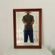 Vintage Italian mirror, beveled glass, 1960s