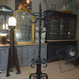 Old curved wooden parrot coat rack 1920