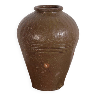 Petit vase ancien en céramique émaillée orientale (c.1900)