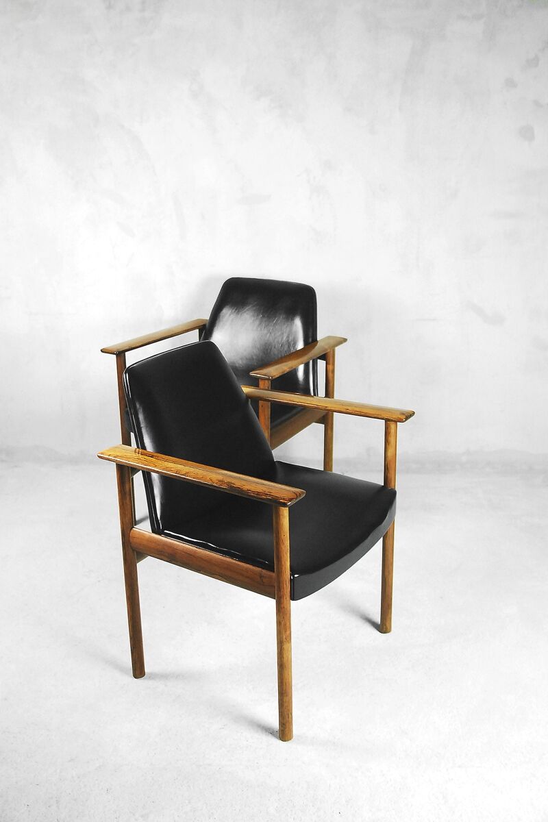 Pair of armhairs by Sven Ivar Dysthe for Dokka Møbler, 1960