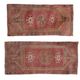 Vintage Turkish Oushak rug 48x106 cm (unique piece)