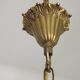 French Art Nouveau 5-Light Bronze 3 sided Crystal Cage Chandelier