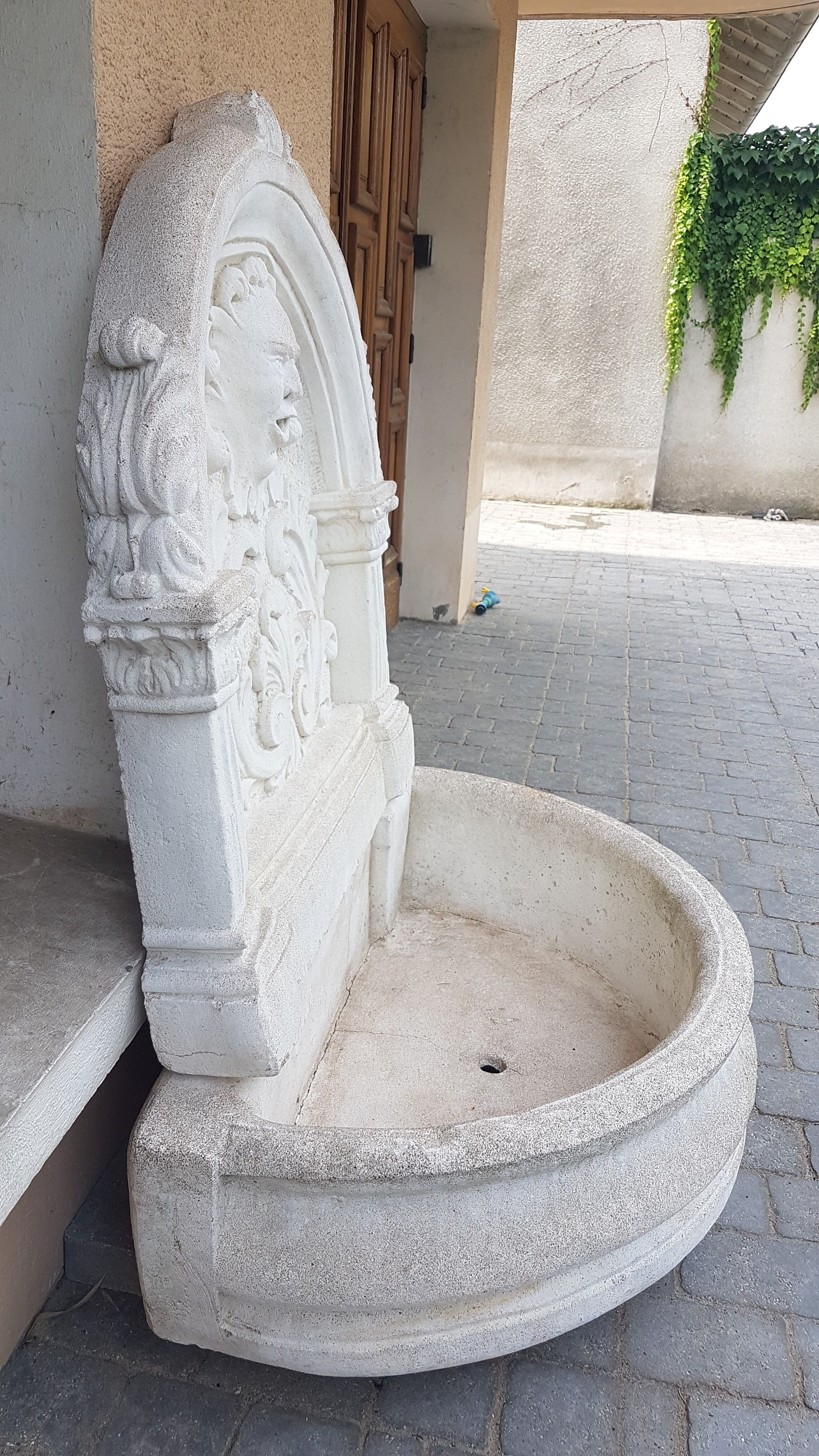 Louis XVI-style garden fountain