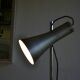 Brushed aluminium and chrome metal desk lamp 70's 1970