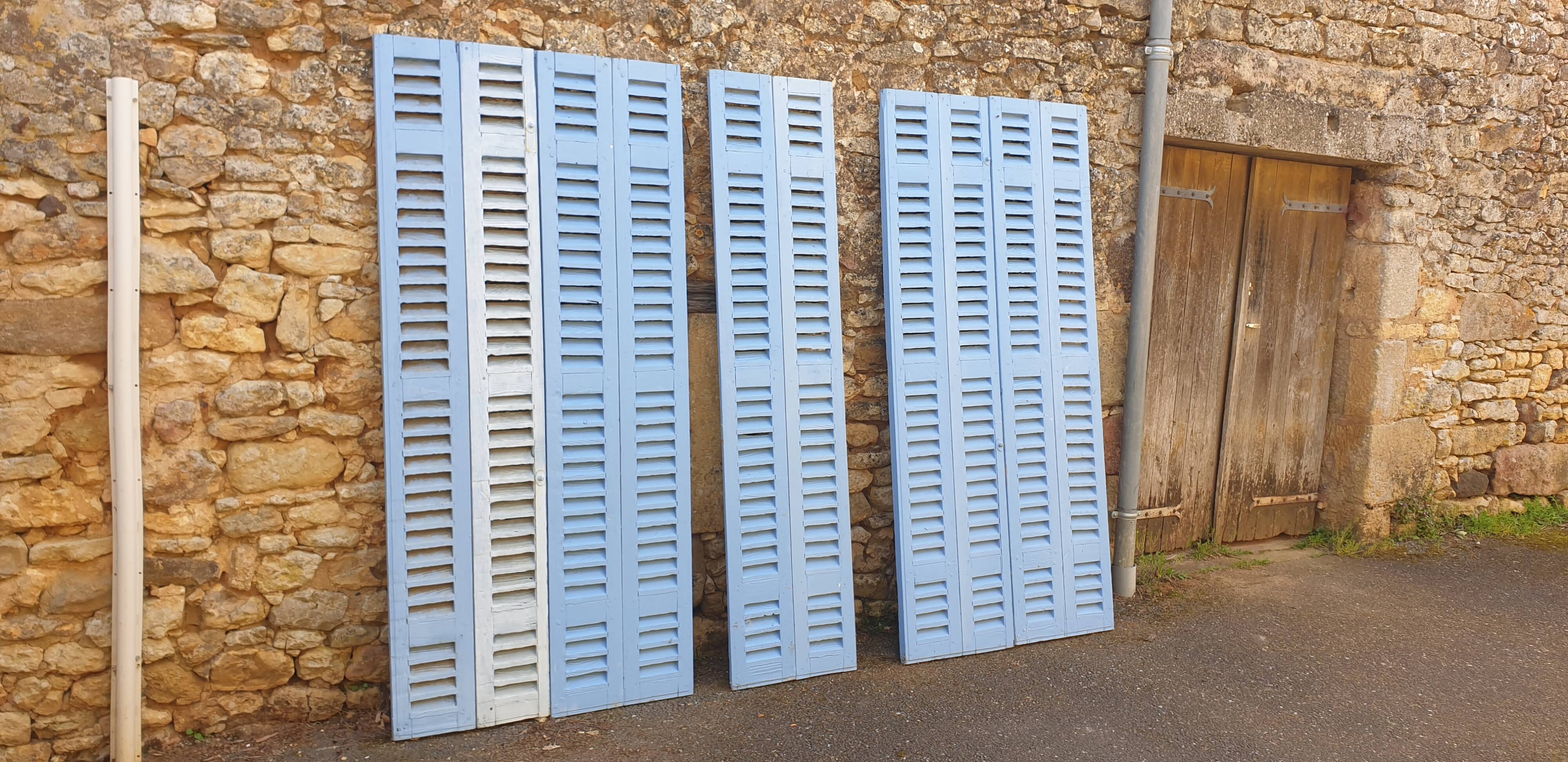 Set of Blue Shutters/Blinds - Late 19th Century