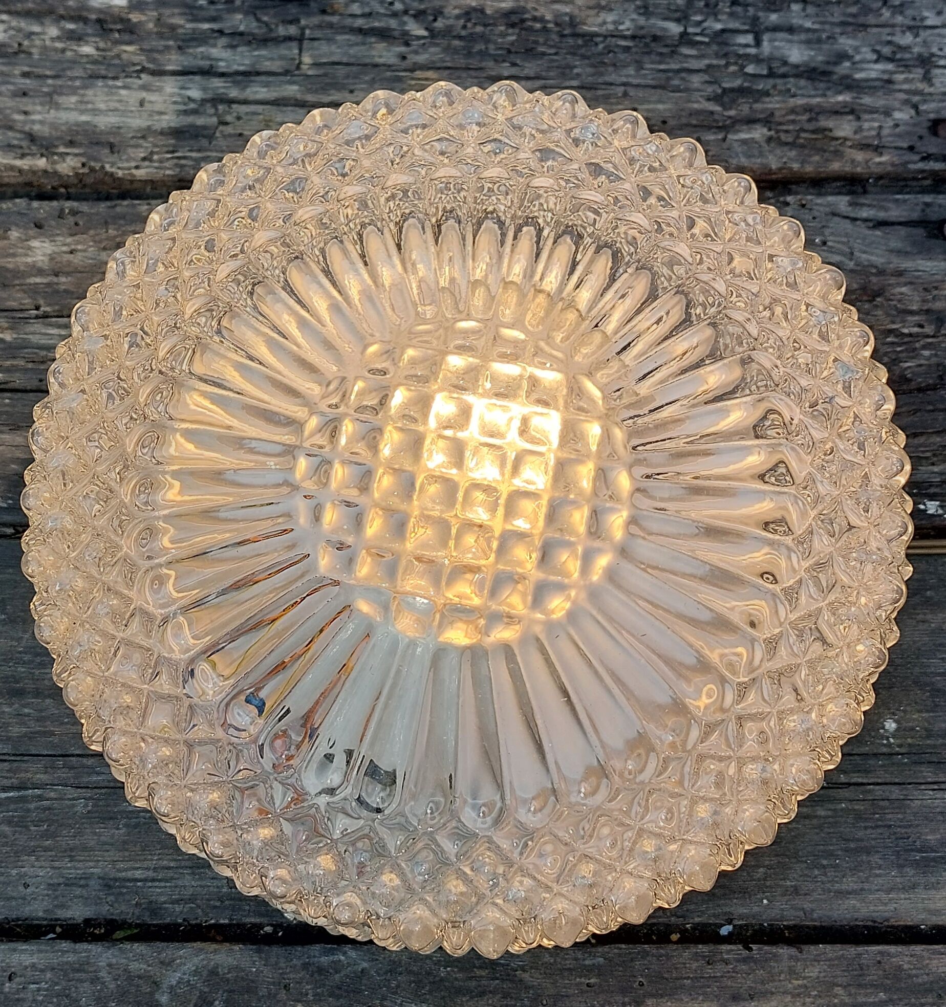 glass ceiling lamp