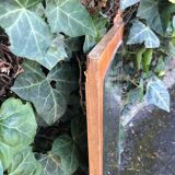 Scandinavian teak mirror 60s