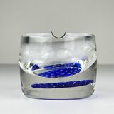 Blue Murano glass ashtray, Italy, 1970s