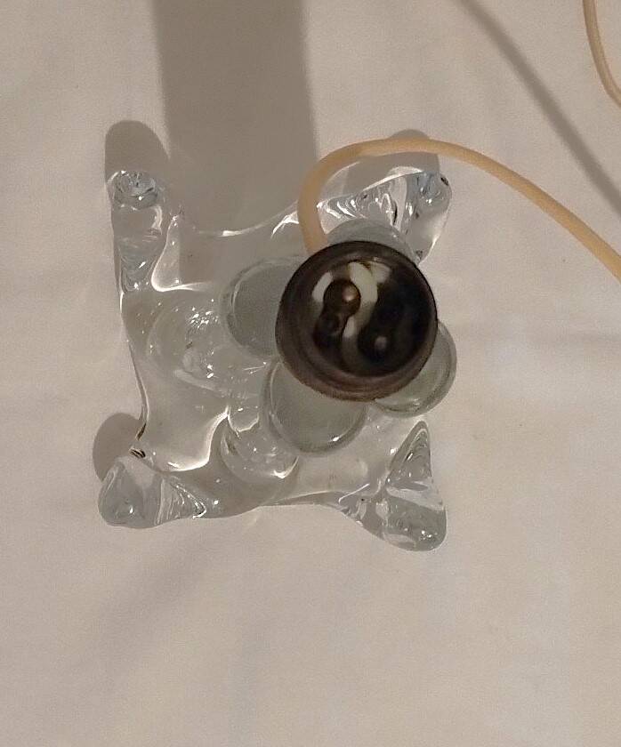 Baccarat crystal lamp