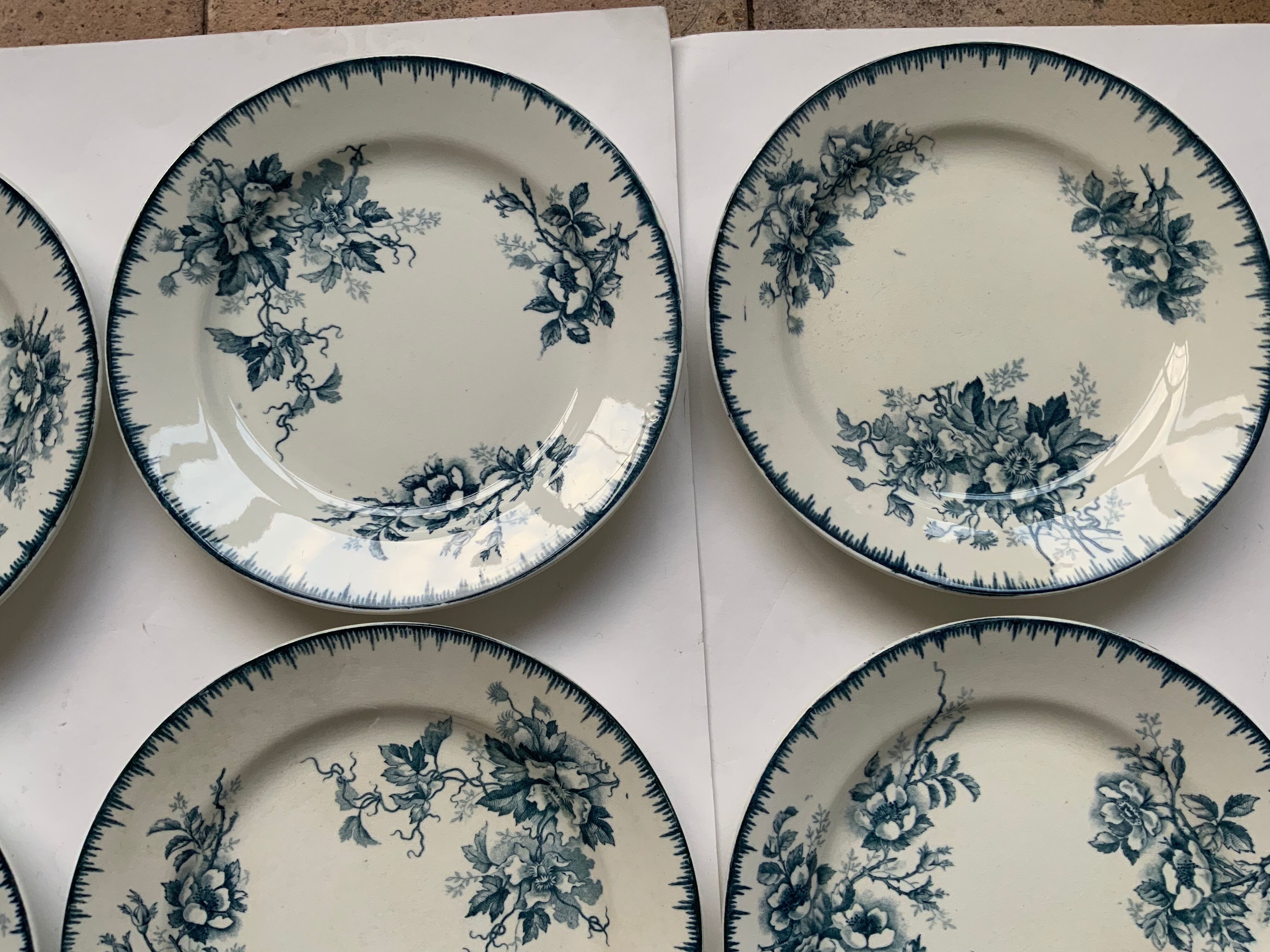 Set of 9 Iron Earth plates