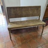 Banquette bistrot en bois , 120cms de long