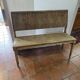 Banquette bistrot en bois , 120cms de long