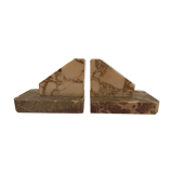 Pair of marble book clamts