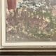 Vintage Impressionist Cityscape Scene Oil Painting Signed by Artist 1947