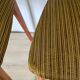Pair of vintage chairs, in wood & green fabricpair of vintage chairs, in