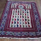 Handmade Afshar Persian Rug 138x112cm