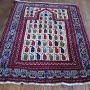 Tapis Persan Afshar fait main 138x112cm