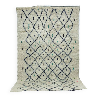 Handmade Moroccan Berber rug 245 X 148 CM