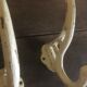 White cast iron wall hooks