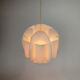 Danish plastic maxi circle pendant, 1960s