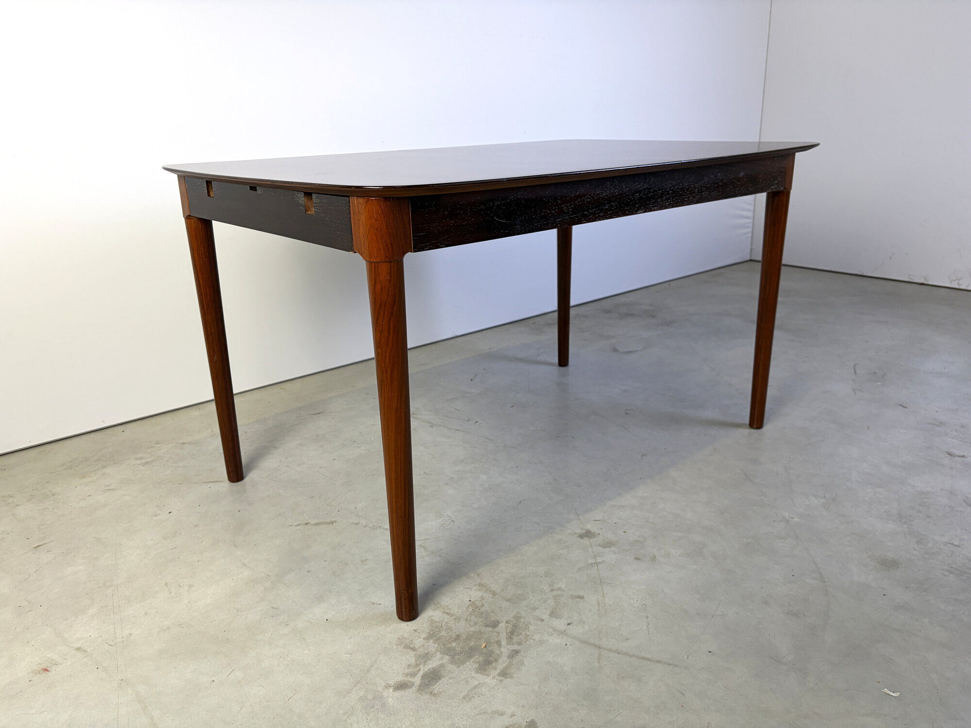 Midcentury Danish extendable dining table in teak, 1960s