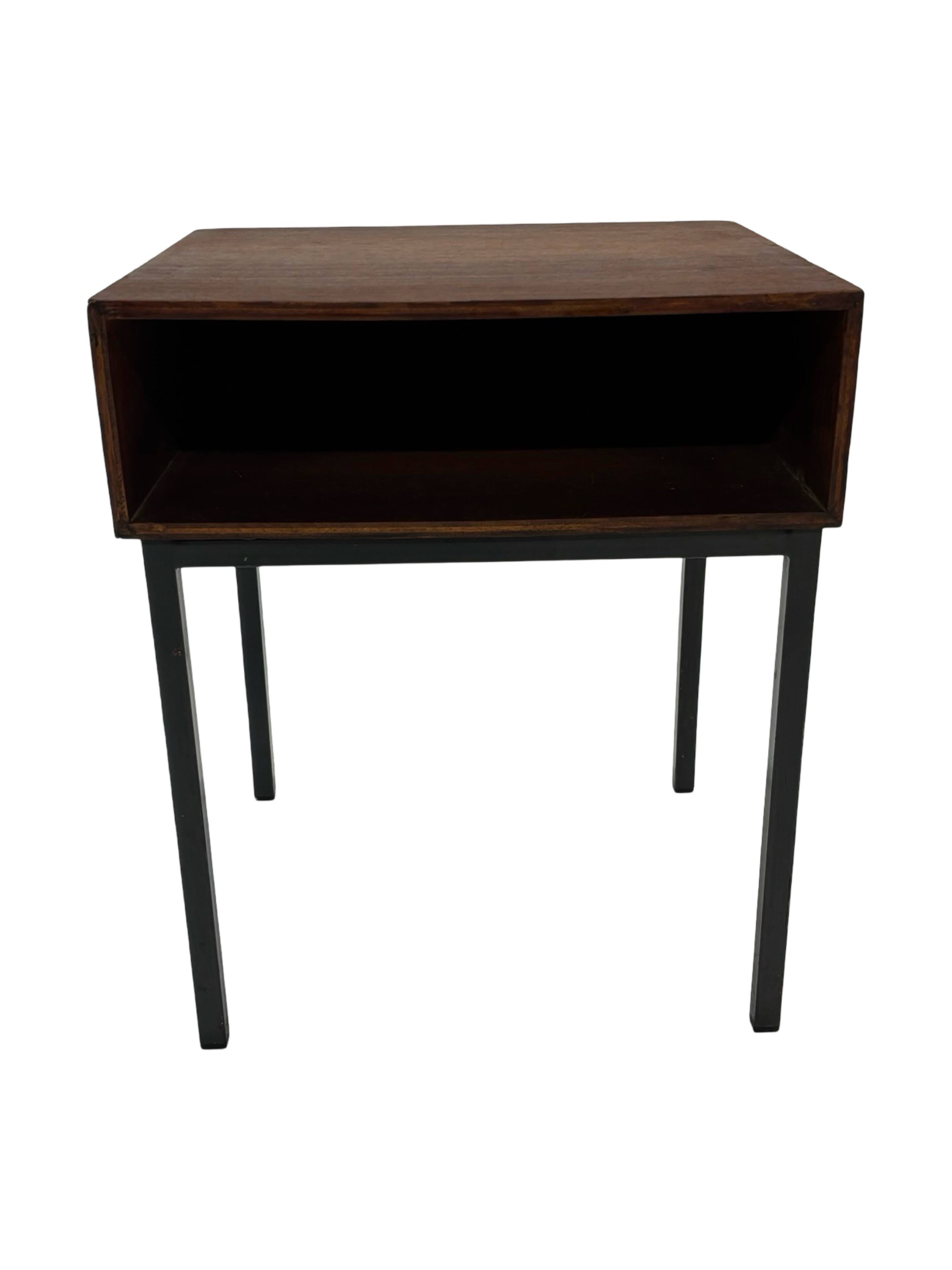 Vintage Pastoe bedside table side table 1960s teak veneer