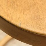 4 Baumann stools, light beech, 790mm