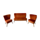 Sofa and 2 vintage armchairs