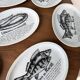 Service à poissons Gien  13 pièces