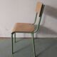 Chaise d'école vintage adulte