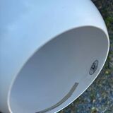 White metal eye ball pendant light by LITA vintage 1970