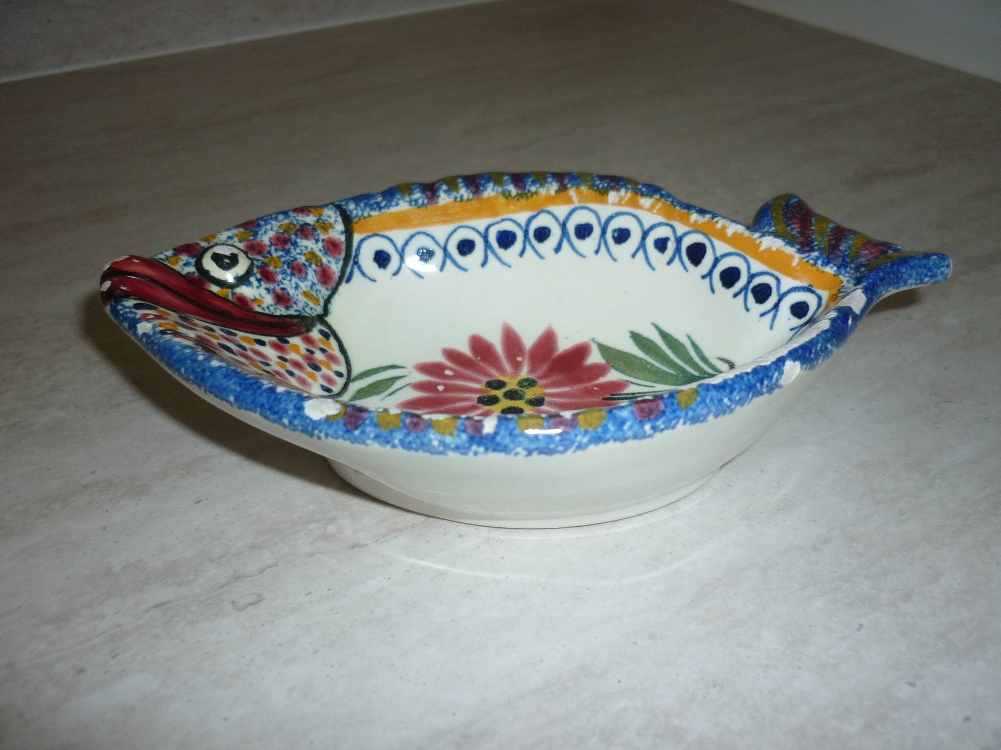 Henriot Quimper fish bowl