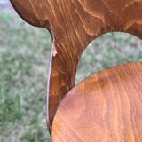 Set of 6 chairs Baumann signed model rare clover