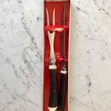 Duo de couverts à viande années 70