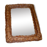 Miroir osier 17x22cm