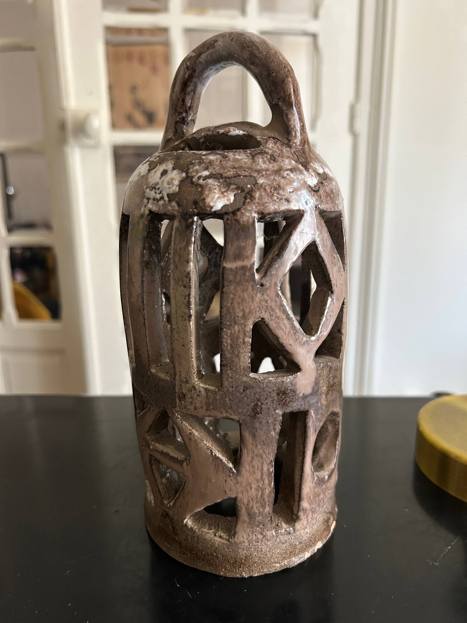 openwork ceramic lamp