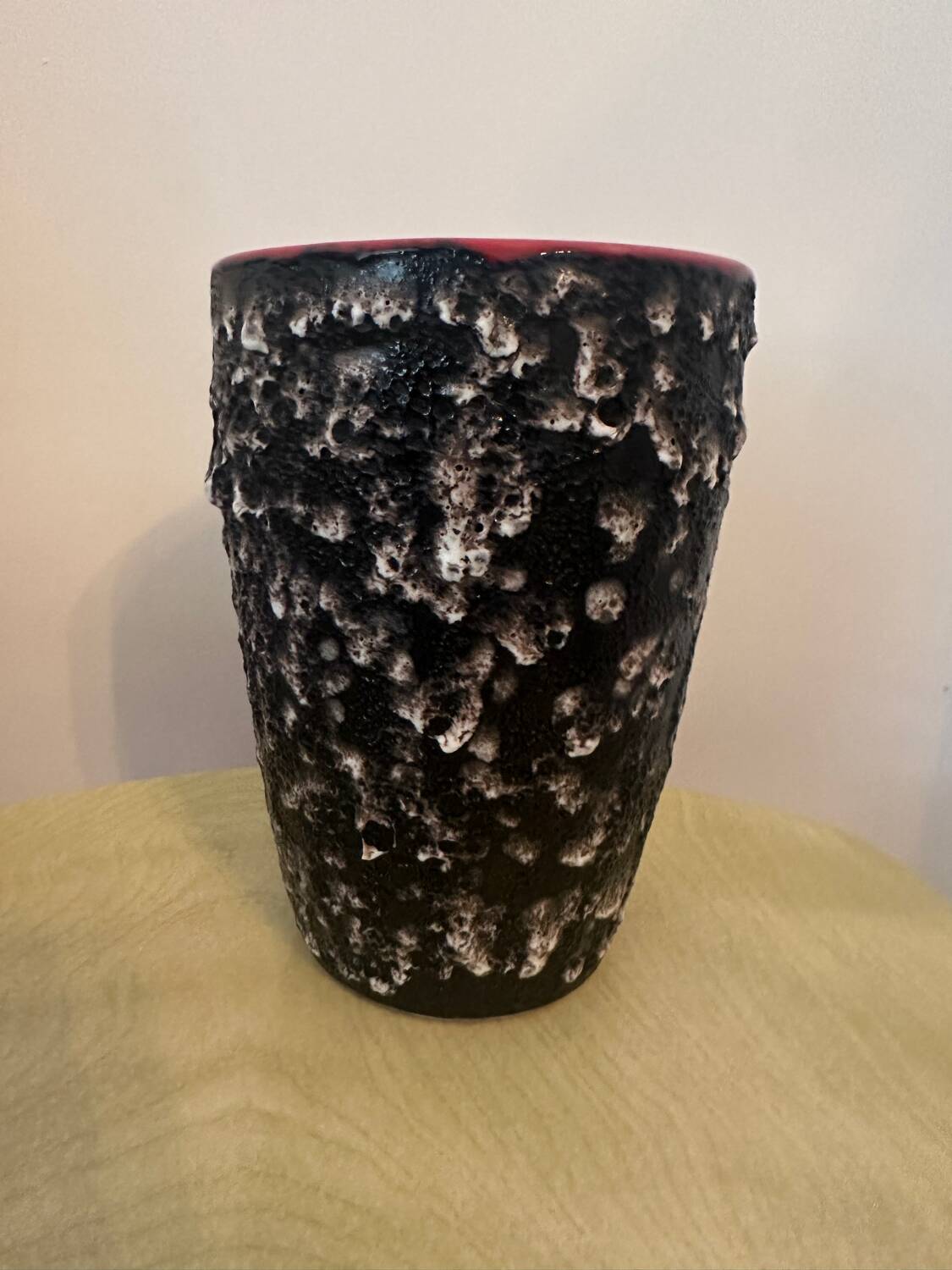 Vallauris Masarra Mobijo's ceramic earthenware vase