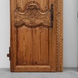 Pair of two Antique French Provincial hand carved doors, ca. 1880