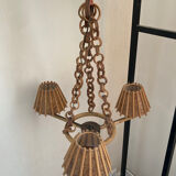 Rattan pendant light