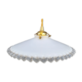 Serrated opaline suspension