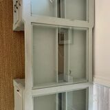 Desk, counter and solid wooden display