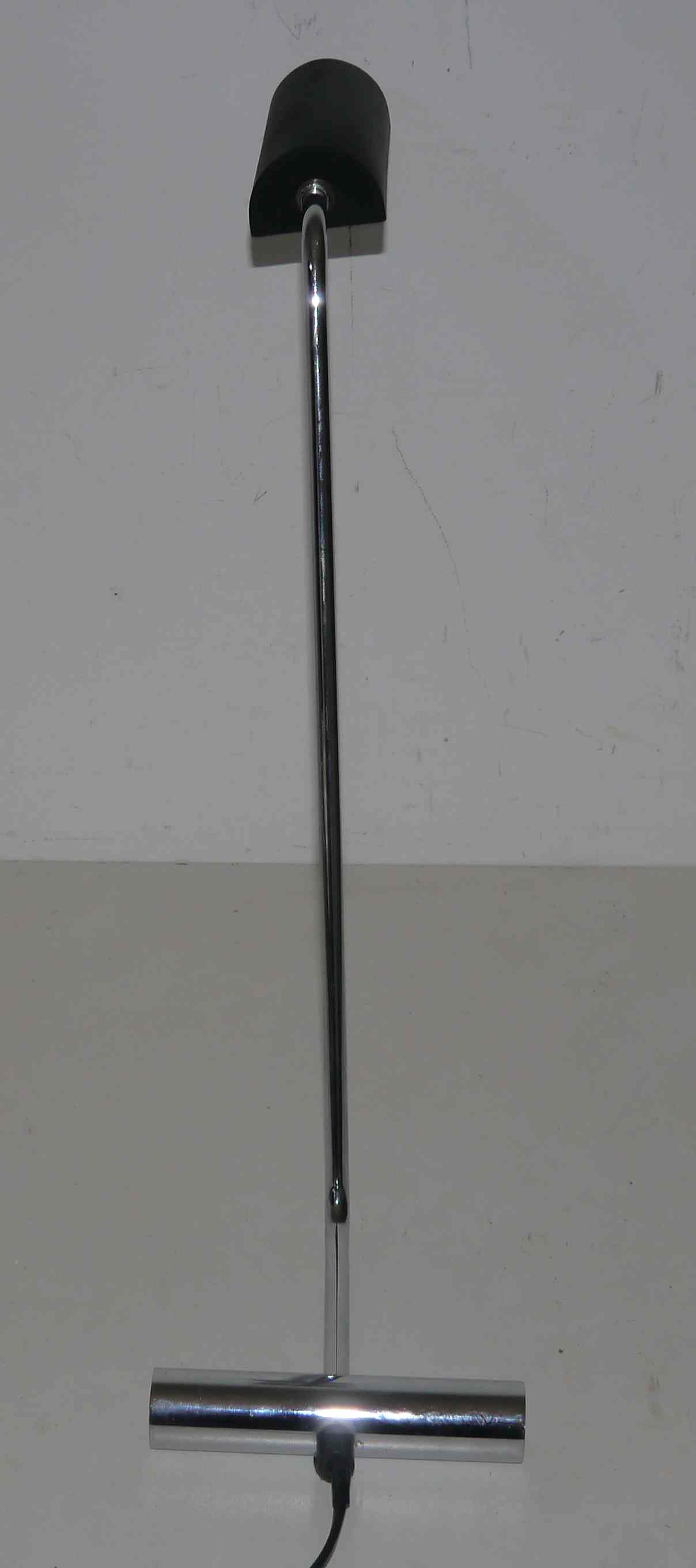 Italian design lamp 80's chrome and steel