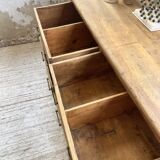 XXL walnut silk loom furniture from the 50s