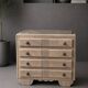 Art Deco commode in sandblasted oak