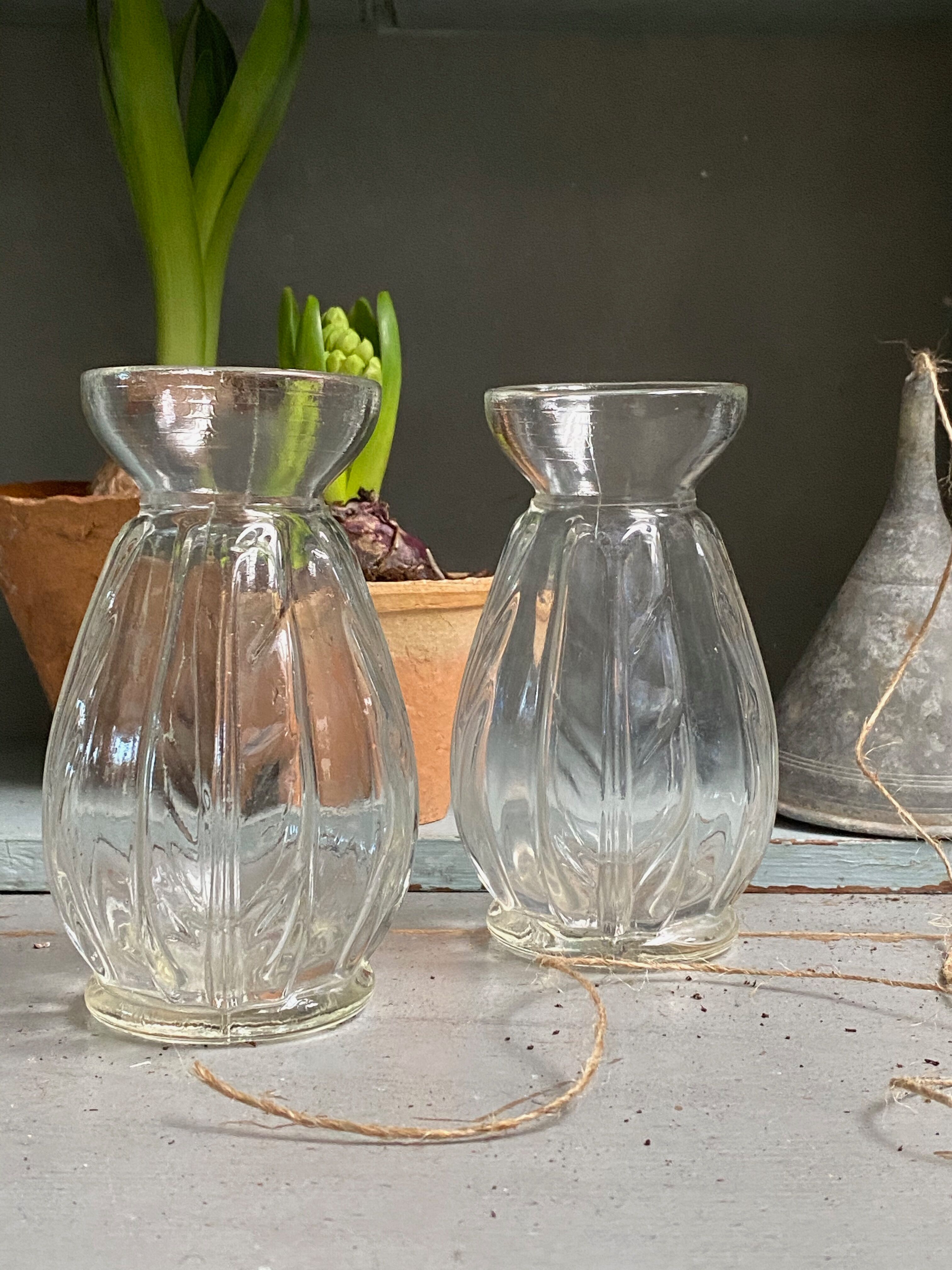 Pair of Art Deco bulb vases