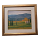 Peinture à l'huile sur toile paysage toscan signé r.venturi