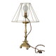 Golden metal lamp base